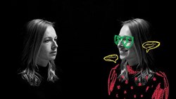 من زن درون‌گرای رنجوری بودم که می‌خواستم سه ماهه به برون‌گرایی شاد تبدیل شوم