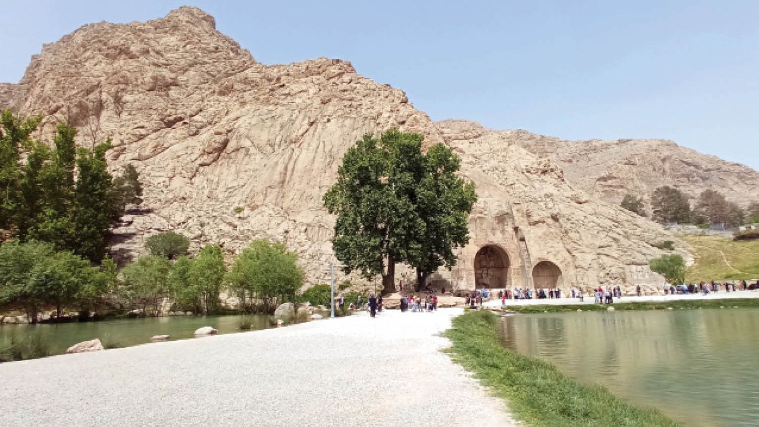 شاهکار ناتمام در دل کوه بیستون