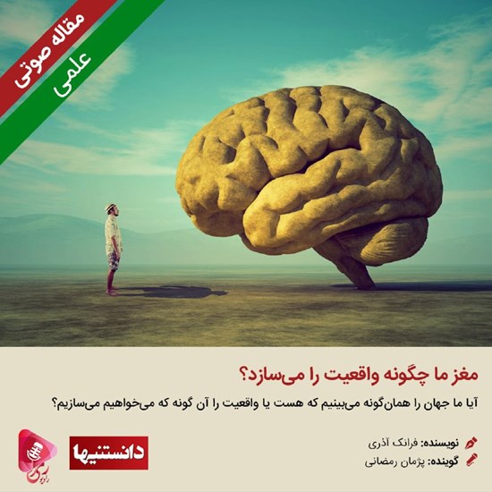تصویر جلد کتاب صوتی مغز ما چگونه واقعیت را میسازد؟