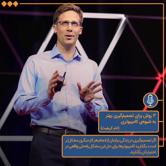 تصویر جلد کتاب صوتی سه روش برای تصمیمگیری بهتر به شیوه کامپیوتری