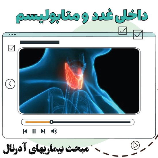 تصویر جلد کتاب صوتی داخلی غدد و متابولیسم ( اختلالات غده آدرنال)