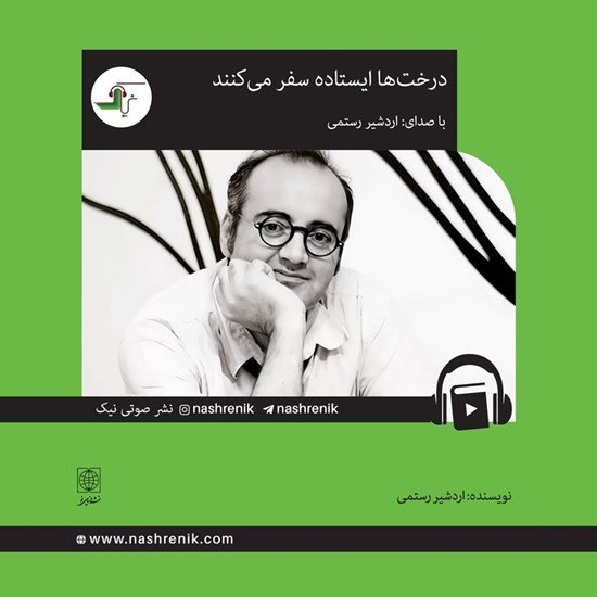 تصویر جلد کتاب صوتی درخت ها ایستاده سفر می کنند