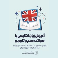 تصویر جلد کتاب صوتی آموزش زبان انگلیسی با سوالات مهم و کاربردی