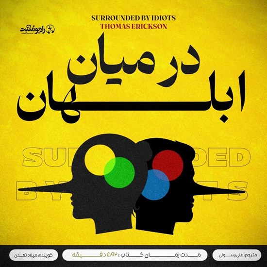 تصویر جلد کتاب صوتی در میان ابلهان