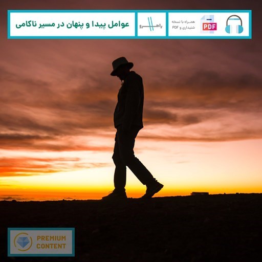 تصویر جلد کتاب صوتی عوامل پیدا و پنهان در مسیر ناکامی