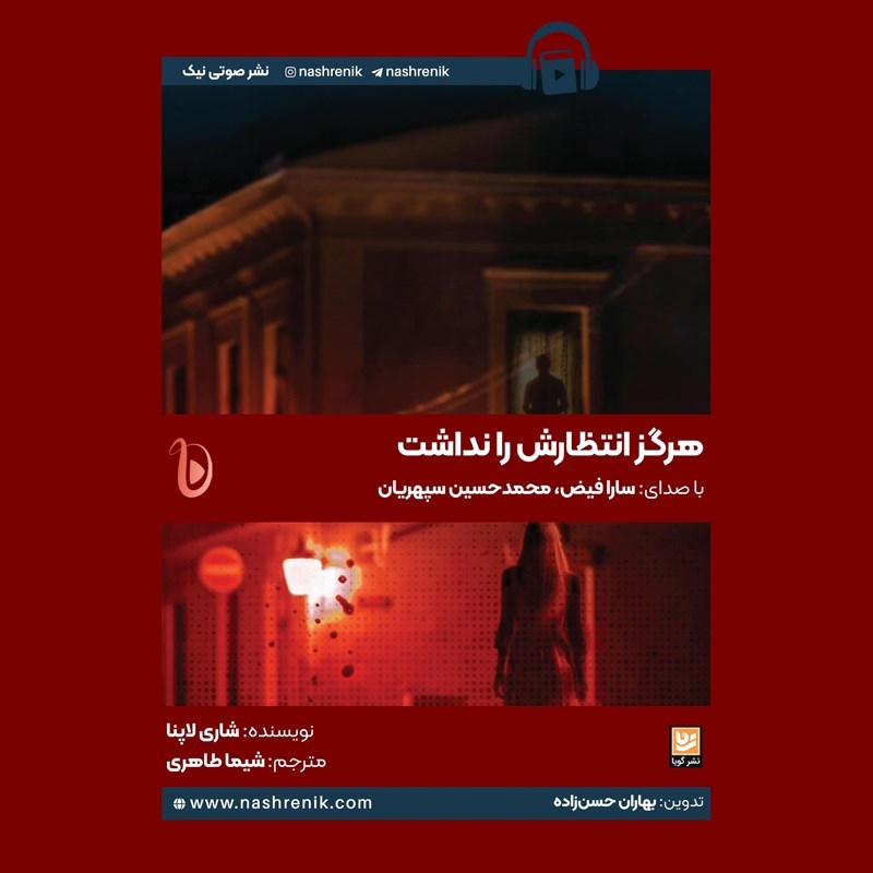 تصویر جلد کتاب صوتی هر گز انتظارش را نداشت