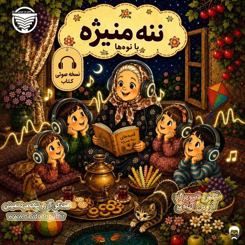 تصویر جلد کتاب صوتی ننه منیژه و نوه ها