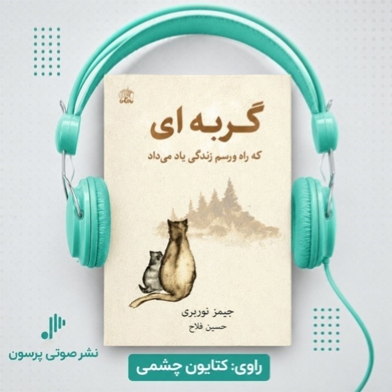 تصویر جلد کتاب صوتی گربه ای که راه و رسم زندگی یاد می داد
