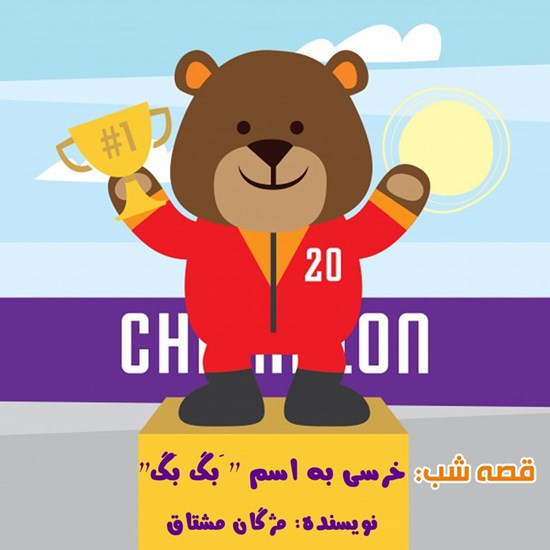 تصویر جلد کتاب صوتی قصه شب: خرسی به اسم بگ بگ