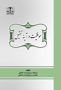 کتاب موفقیت در آینه تمثیل اثر صدیقه درویش‌زاده کاخکی