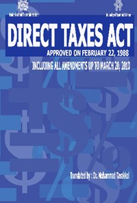 کتاب DIRECT TAXES ACT اثر محمد توکل