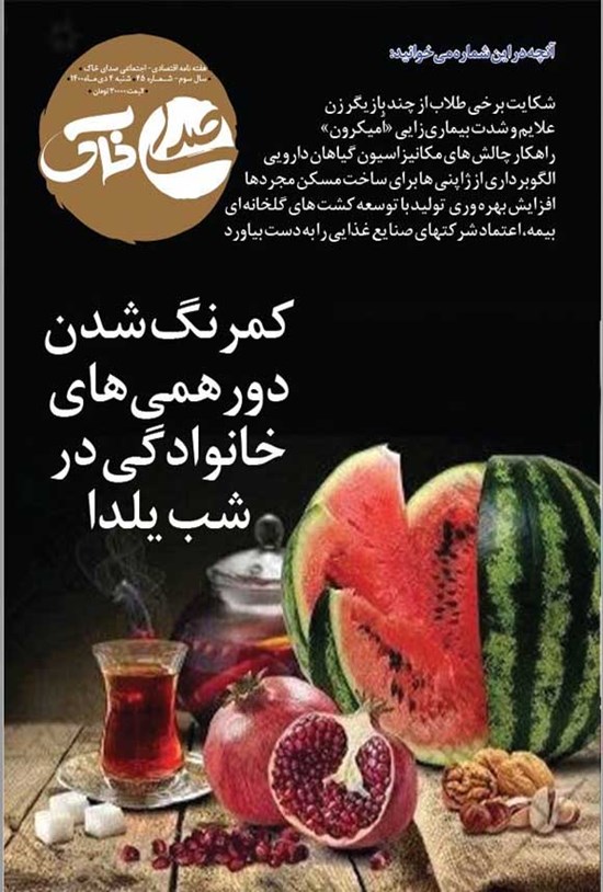 تصویر جلد کتاب هفته نامه صدای خاک ـ شماره ۴۵ ـ ۴ دی ماه ۱۴۰۰