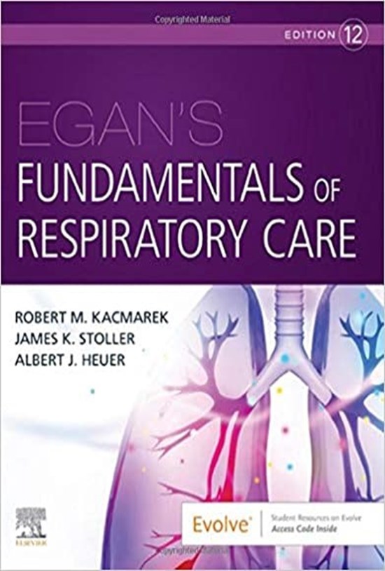 تصویر جلد کتاب Egan's Fundamentals of Respiratory Care 12th Edition اصول مراقبتهای تنفسی ایگانز ویراش دوازدهم (زبان اصلی)