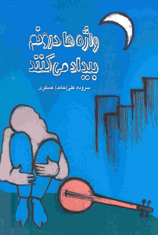 تصویر جلد کتاب واژه ها درونم بیداد می کنند