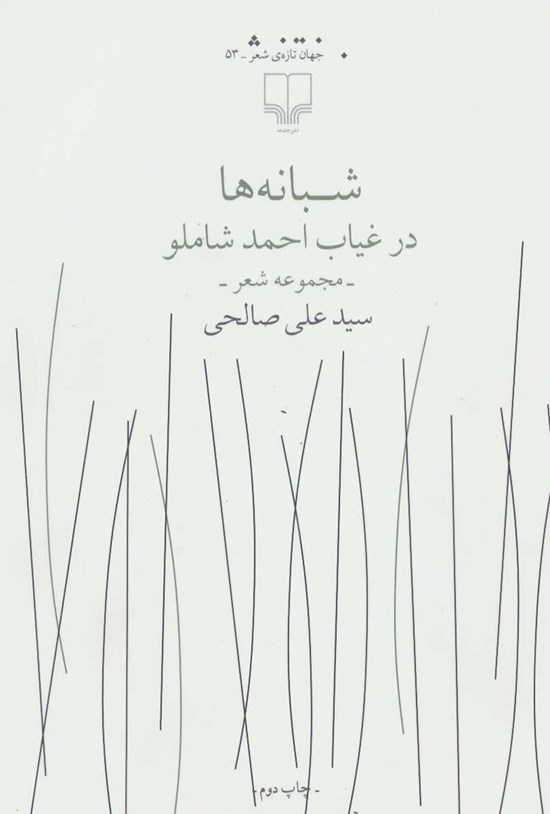 تصویر جلد کتاب شبانه ها در غیاب احمد شاملو