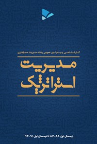 تصویر جلد کتاب مدیریت استراتژیک