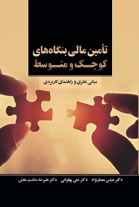 کتاب تأمین مالی بنگاه های کوچک و متوسط اثر عباس معمارنژاد