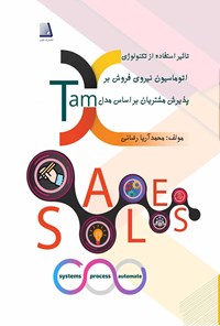 کتاب تاثیر استفاده از تکنولوژی اتوماسیون نیروی فروش بر پذیرش مشتریان براساس مدل Tam اثر محمدآریا رضایی