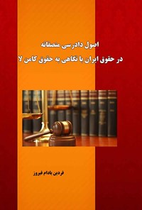 تصویر جلد کتاب اصول دادرسی منصفانه در حقوق ایران با نگاهی به حقوق کامن لا