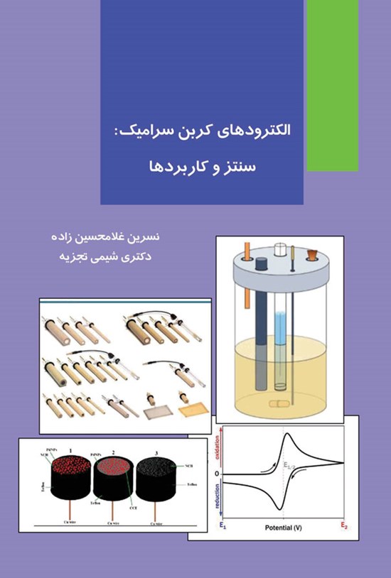 تصویر جلد کتاب الکترودهای کربن سرامیک؛ سنتز و کاربردها