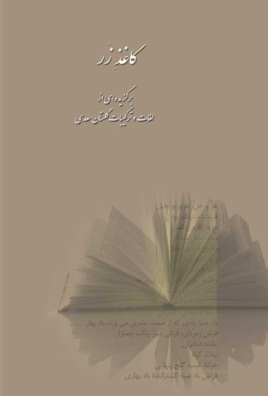 تصویر جلد کتاب کاغذ زر