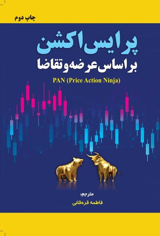 تصویر جلد کتاب پرایس اکشن براساس عرضه و تقاضا
