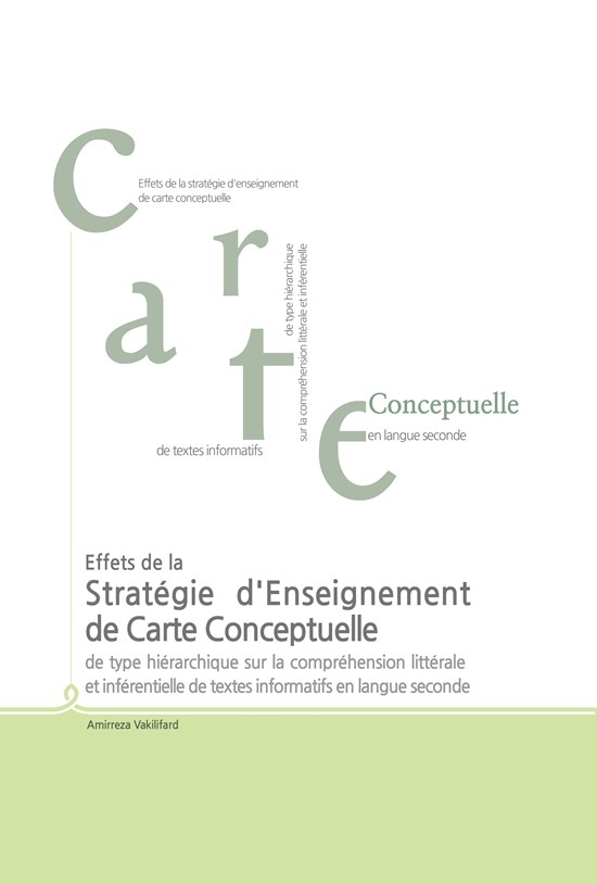 تصویر جلد کتاب Effets de la strategie d'enseignement de carte conceptuelle