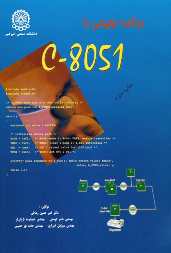 تصویر جلد کتاب برنامهنویسی با c8051