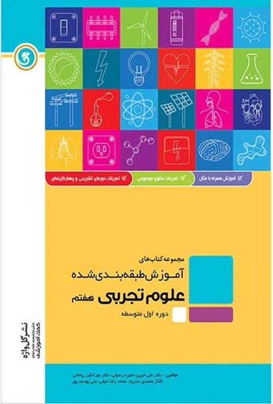 تصویر جلد کتاب آموزش طبقه بندی شده علوم تجربی پایه هفتم