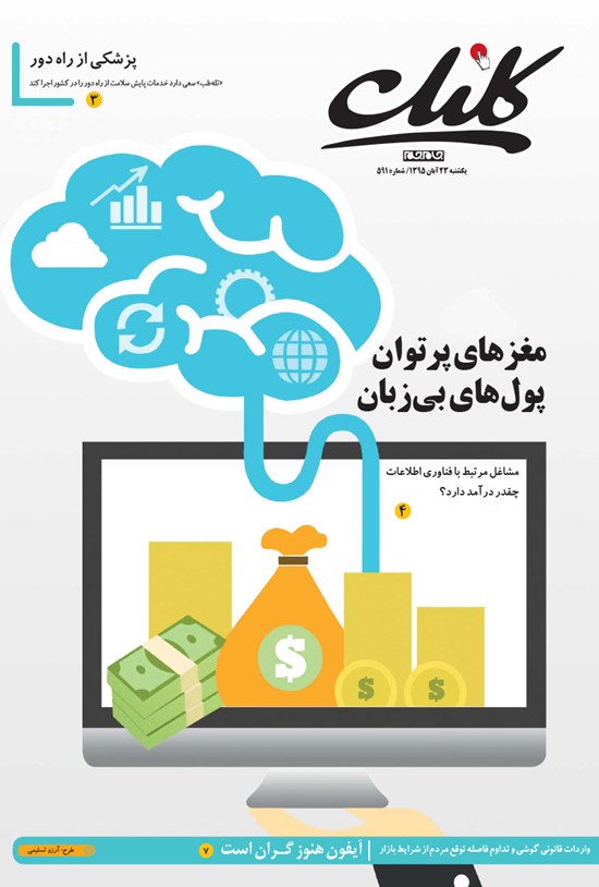 تصویر جلد کتاب ضمیمه کلیک روزنامه جامجم ـ شماره ۵۹۱ ـ ۲۳ آبان ۹۵