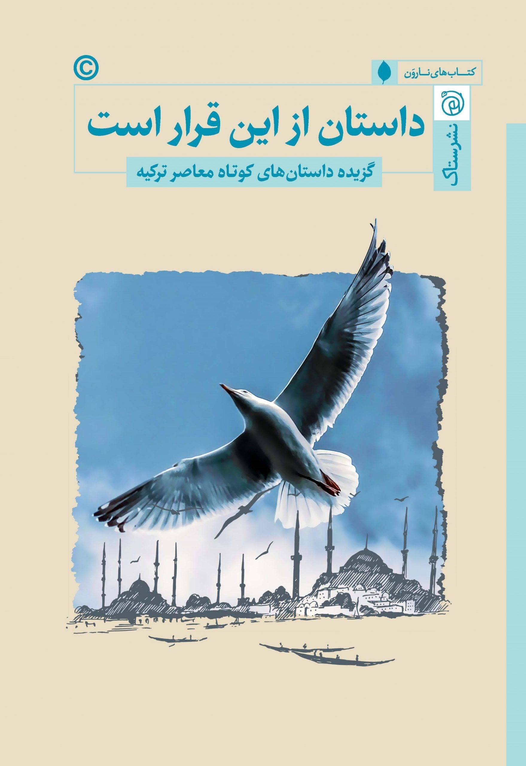 تصویر جلد کتاب داستان از این قرار است