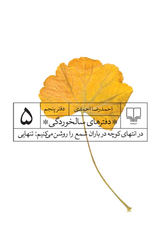 تصویر جلد کتاب در انتهای کوچه در باران شمع را روشن می کنیم، تنهایی