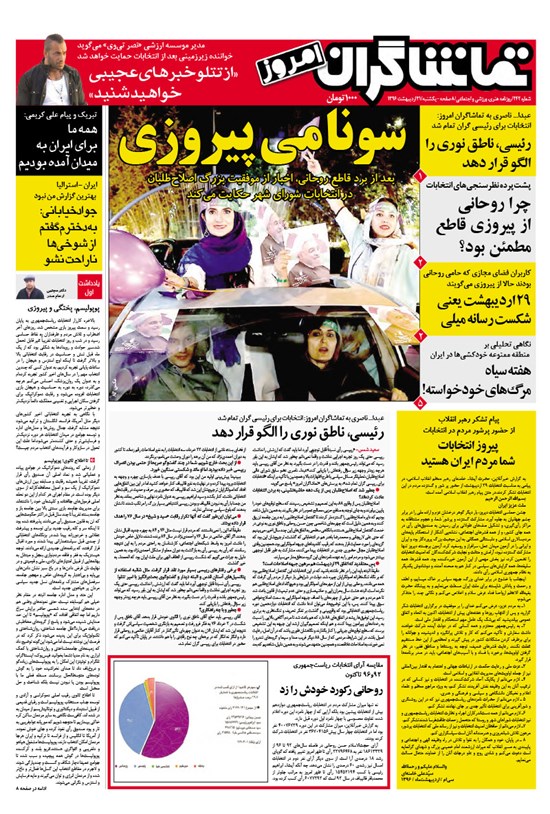 تصویر جلد کتاب تماشاگران امروز ـ ۳۱ اردیبهشت۹۶
