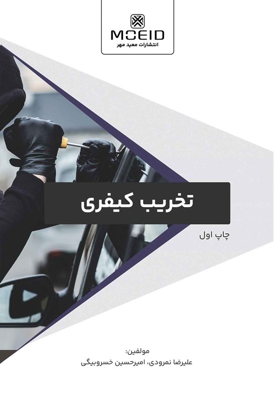 تصویر جلد کتاب تخریب کیفری