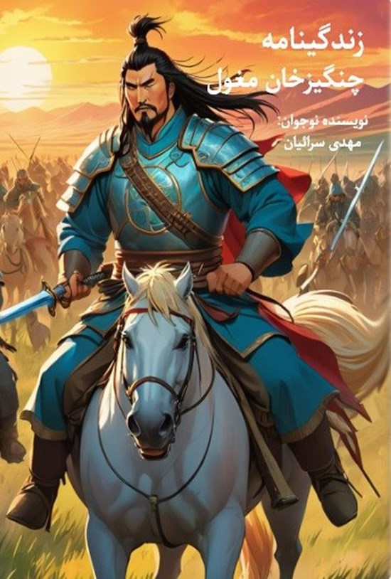 تصویر جلد کتاب زندگینامه چنگیزخان مغول