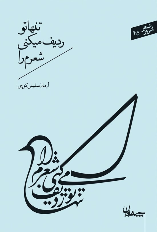 تصویر جلد کتاب تنها تو ردیف میکنی شعرم را