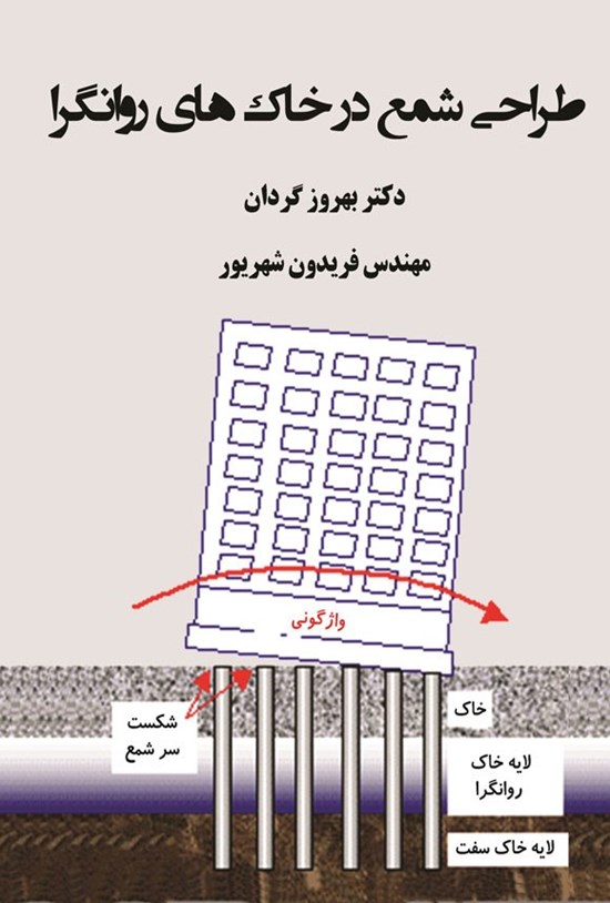 تصویر جلد کتاب طراحی شمع در خاک های روانگرا