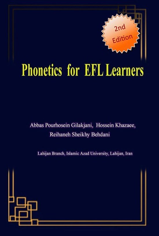 تصویر جلد کتاب Phonetics for EFL Learners