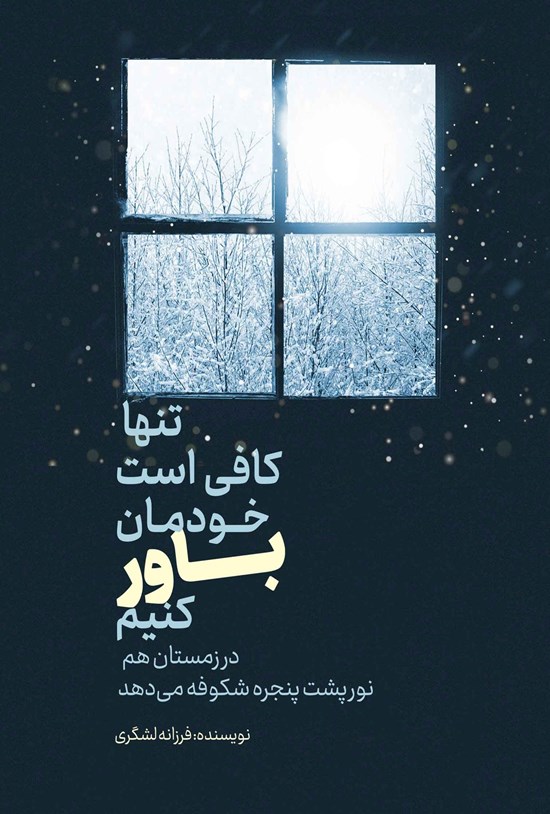 تصویر جلد کتاب تنها کافی است خودمان باور کنیم