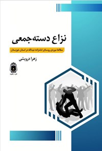 تصویر جلد کتاب نزاع دسته جمعی