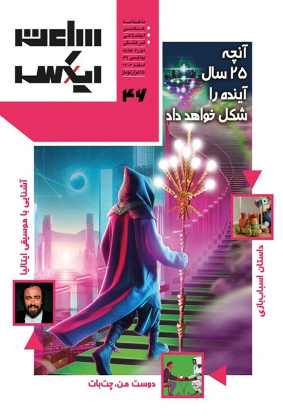 تصویر جلد کتاب ماهنامه ساعت ایکس ـ شماره ۴۶ ـ اسفندماه ۱۴۰۳