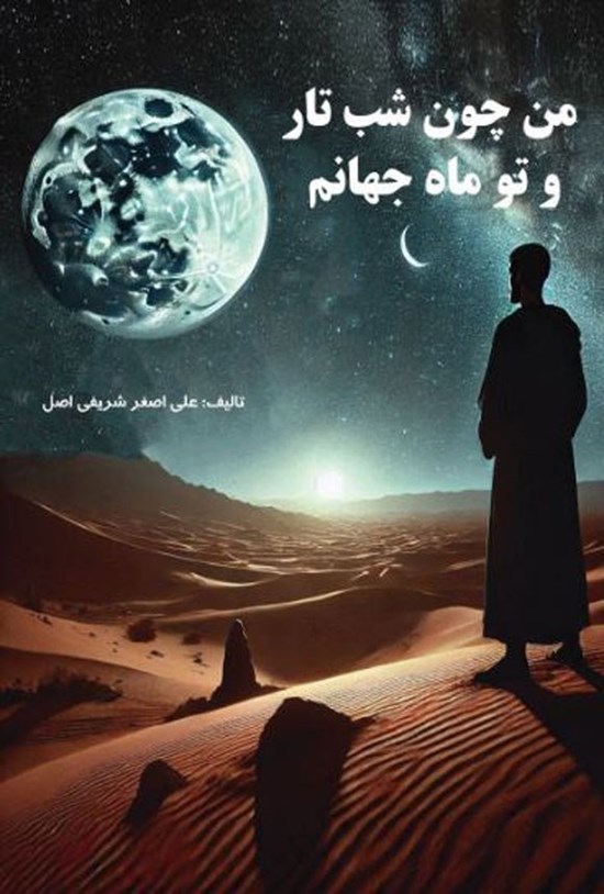 تصویر جلد کتاب من چون شب تار و تو ماه جهانم