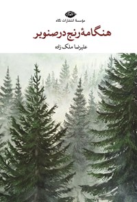تصویر جلد کتاب هنگامه رنج در صنوبر