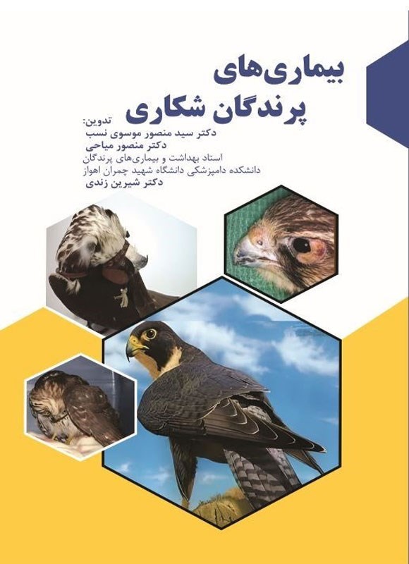تصویر جلد کتاب بیماری های پرندگان شکاری