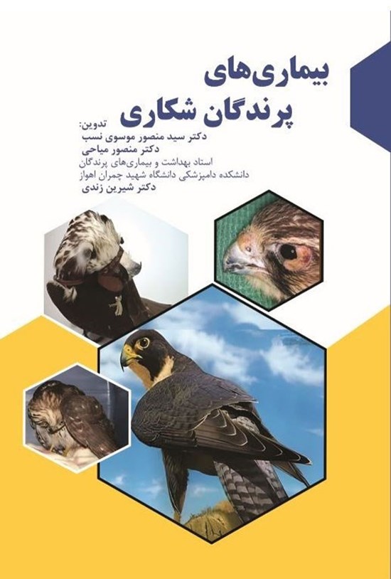 تصویر جلد کتاب بیماری های پرندگان شکاری