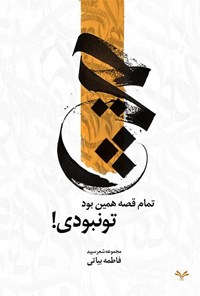 تصویر جلد کتاب تمام قصه همین بود؛ تو نبودی!
