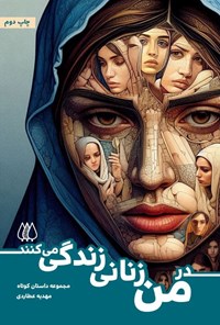 تصویر جلد کتاب در من زنانی زندگی می کنند