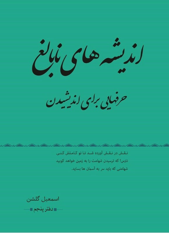 تصویر جلد کتاب اندیشه های نابالغ