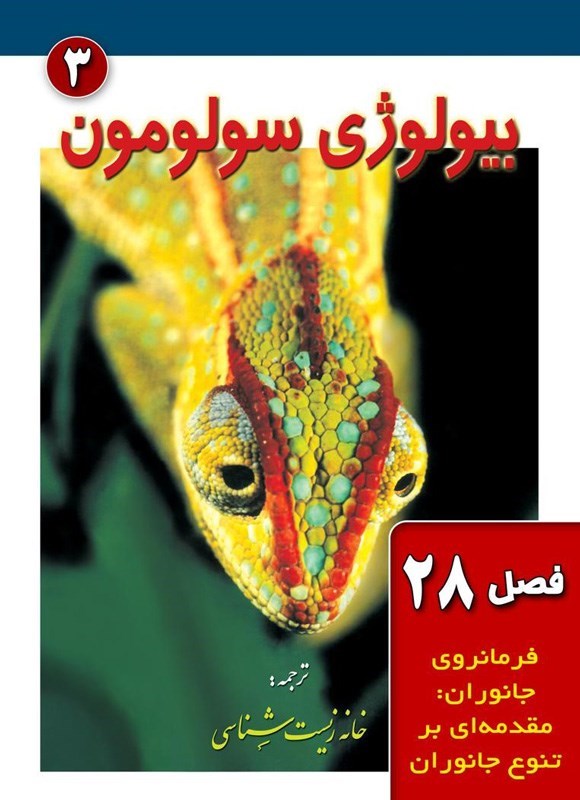 تصویر جلد کتاب بیولوژی سولومون؛ جلد سوم (فصل ۲۸، فرمانروی جانوران؛ مقدمه ای بر تنوع جانوران)