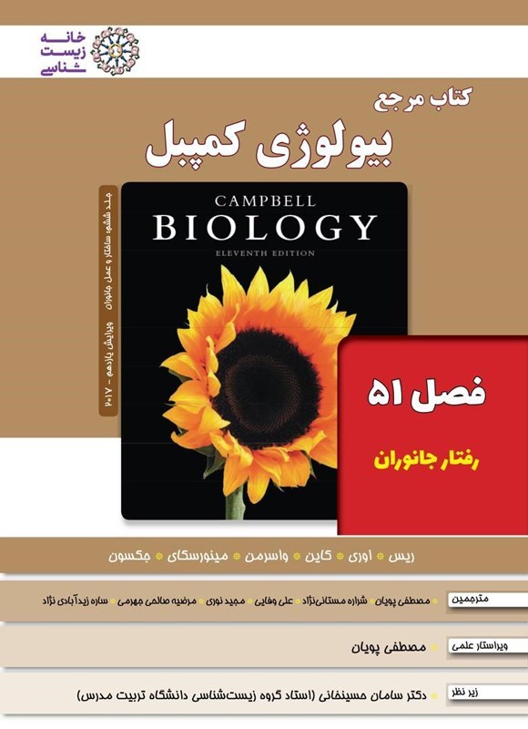 تصویر جلد کتاب بیولوژی کمپبل؛ جلد ششم (فصل ۵۱، رفتار در جانوران)